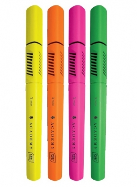 Zaeślacze neonowe Academy. 4 kolory