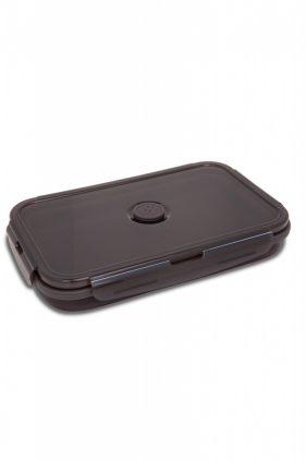 Coolpack. Śniadaniówka silikonowa 1200 ml RPET - Black (Z24641)
