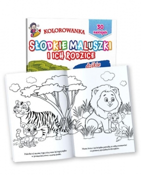 Słodkie maluszki i ich rodzice. Dzikie zwierzęta