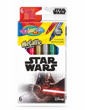 Colorino Flamastry metaliczne 6kol. - Star Wars (89571PTR)