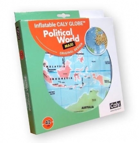 Globus 42 cm- Polityczny Świat. piłka