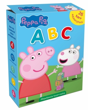 Świnka Peppa ABC. Karty edukacyjne w pudełku