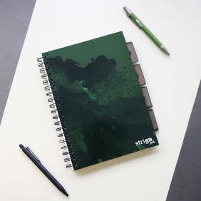 Kołozeszyt Strigo Pads Project Book B5 atka Fusion - ciemnozielony