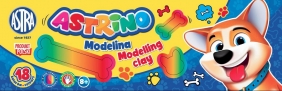 Modelina Astrino. 18 kolorów (456651) (mix wzorów)