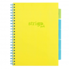 Kołozeszyt Strigo Pads Project Book A4 atka Neon - Żółty