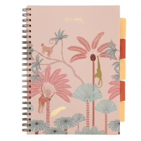 Kołozeszyt Strigo Pads Project Book A4 atka Afryka - pastelowy beżowy