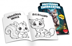 Przygody zwierzątek w lesie z naklejkami