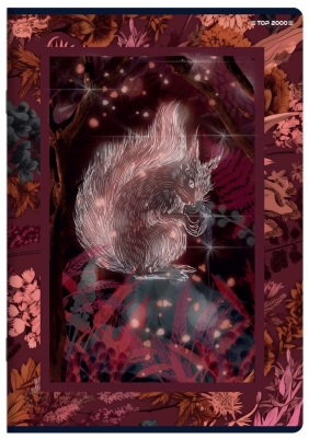 Zeszyt Top 2000 Fairytale A5/60k linia z marginesem. 1 szt