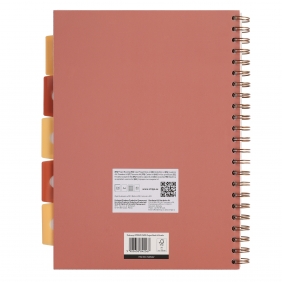 Kołozeszyt Strigo Pads Project Book A4 atka Afryka - pastelowy beżowy