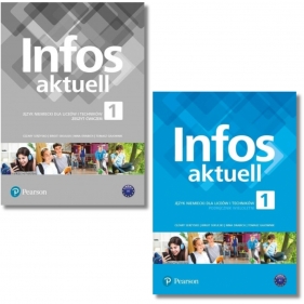 Pakiet: Podręcznik + zeszyt ćwiczeń Infos Aktuell 1. Liceum i technikum. Język niemiecki.