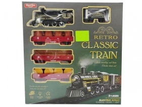 Kolejka na baterie światło. dźwięk