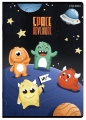 Zeszyt Top 2000 Space Adventure A5/16k linia podwójna kolorowa. 1 szt