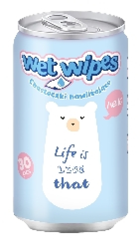 Astra Chusteczki nawilżające w puszce Misie. 1 szt. (716024104)