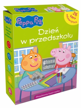 Świnka Peppa W przedszkolu. Karty edukacyjne w pudełku
