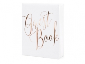 Księga Gości Guest book 20x24.5cm biały 22 kartki