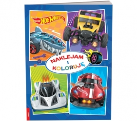 Hot Wheels. Naklejam i Koloruję