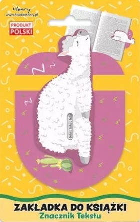 Zakładka znacznik - Śpiąca lama