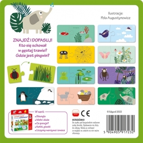 Układanki malucha Znajdź zwierzę. Kapitan Nauka