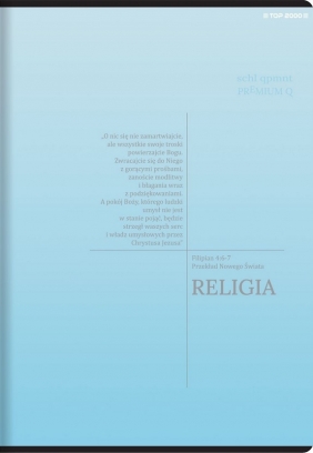 Brulion Top 2000: A5. 80k - religia