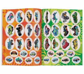 Hot Wheels. Naklejam i Koloruję