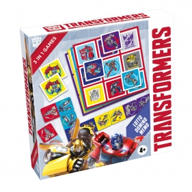 Gra 3w1 - Transformers: Lotto Domino. Memo