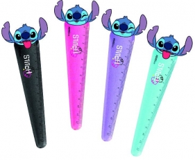 Coolpack. Linijka 12 cm z główką Disney Black - Stitch (91385PTR)