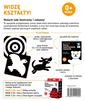 Karty kontrastowe malucha