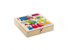 Drewniany zestaw Transport