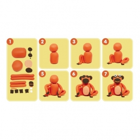 Milan. modelina AIR-DRY samoutwardzalna 100 g - brązowa (9154170)