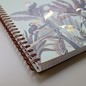 Kołozeszyt Strigo Pads Project Book A4 atka Afryka - pastelowy zielony