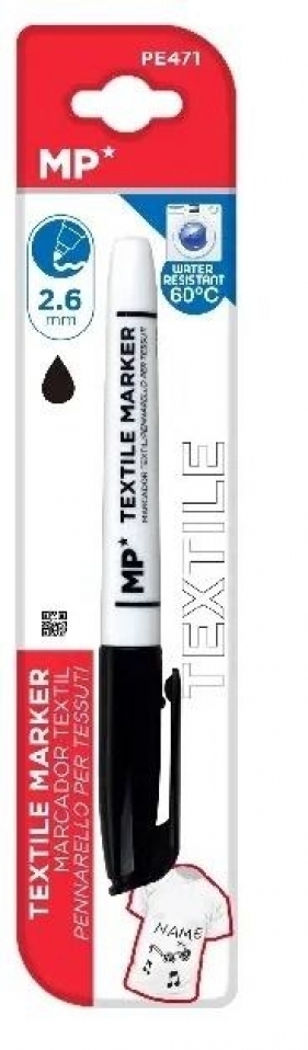 Marker do tkanin 2.6mm czarny