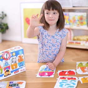 CzuCzu. Puzzle z dziurką - Pociąg do liczenia