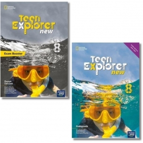 Pakiet: Podręcznik + zeszyt ćwiczeń Teen Explorer New 8. Szkoła podstawowa. Klasa 8. Język angielski.