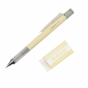 Ołówek automat Mono Graph 0.5mm pastel + gumka