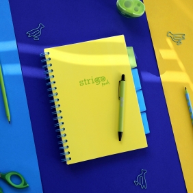 Kołozeszyt Strigo Pads Project Book B5 atka Neon - Żółty