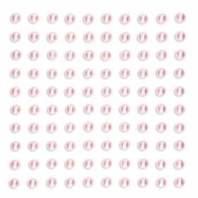 Perły samoprzylepne cream 5mm 100szt