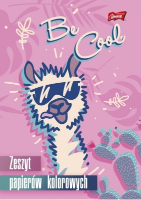 Zeszyt papierów kolorowych A5 10 kartek. UNIPAP