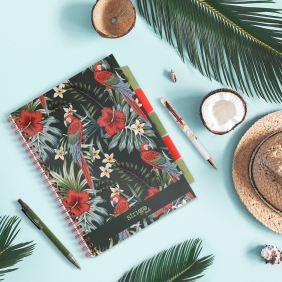 Kołozeszyt Strigo Pads Project Book A4 atka Tropiki - Papuga