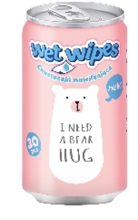 Astra Chusteczki nawilżające w puszce Misie. 1 szt. (716024104)