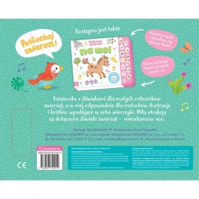 W zoo Posłuchaj zwierząt. Książeczka z dźwiękami