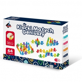 Klocki małych geniuszy - Liczmany 64 el. (125206)
