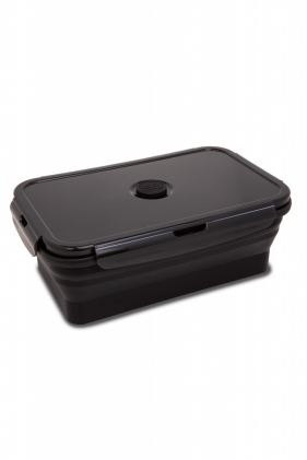 Coolpack. Śniadaniówka silikonowa 1200 ml RPET - Black (Z24641)