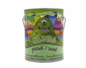 Epee. UltraPiasek zielony 900g + 4 duże foremki + 2 narzędzia Pojazdy (EP04254/92561)