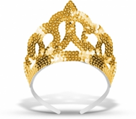Tiara z cekinami ota