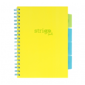 Kołozeszyt Strigo Pads Project Book B5 linia Neon - Żółty