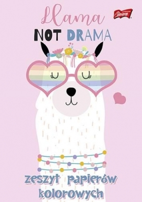 Zeszyt papierów kolorowych A5 10 kartek. UNIPAP