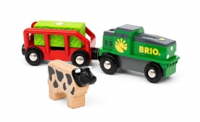 Brio Trains & Vehicles: Pociąg na baterie - Farma (36018)