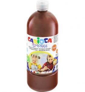 Farba Carioca tempera - brązowa. 1000 ml