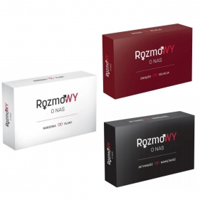 Pakiet 3 gier dla par RozmoWY o nas. Intymność i Namiętność; Marzenia i Plany; Związek i Relacja