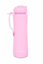 Coolpack. Bidon Silikonowy Pump 600 ml Pastel - Powder Pink (Z14647)